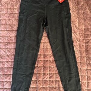 The Gym People high waisted black leggings with pockets